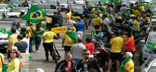 Protesten für und gegen Bolsonaro Protesten für und gegen Bolsonaro